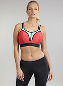 Biustonosz sportowy 7341 Panache Sport coral/sky