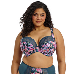 Lucie 4490 Elomi biustonosz teal floral