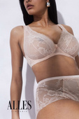 Sublime Alles biustonosz bralette plus jasny beż