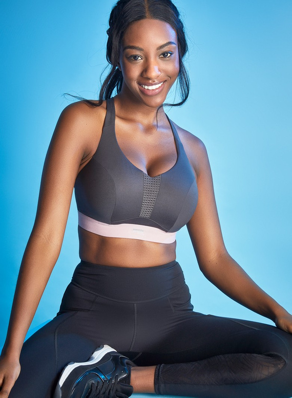 Biustonosz sportowy 5022 Ultra Perform Panache Sport szary