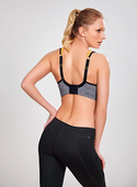 Biustonosz sportowy 5021 Panache Sport grey/mango