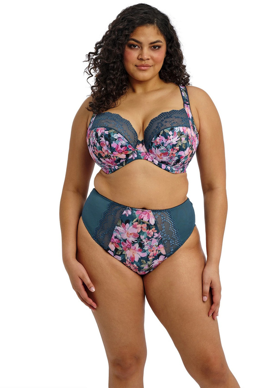 Lucie 4490 Elomi biustonosz teal floral