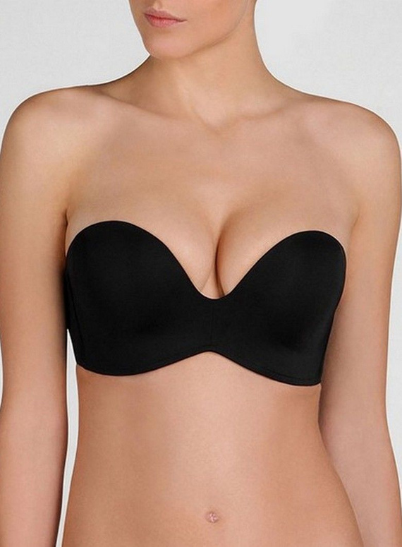 Ultimate Strapless Wonderbra biustonosz czarny