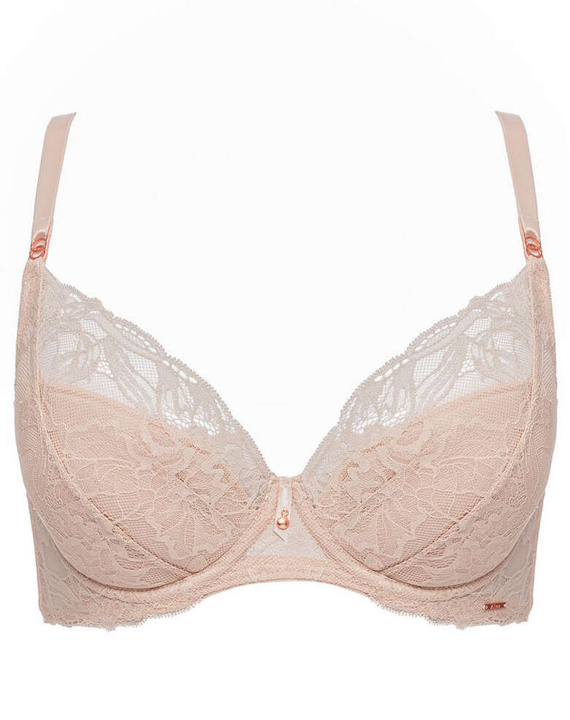 Sublime Alles biustonosz push up jasny beż