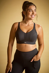 Biustonosz sportowy 5022 Ultra Perform Panache Sport czarny
