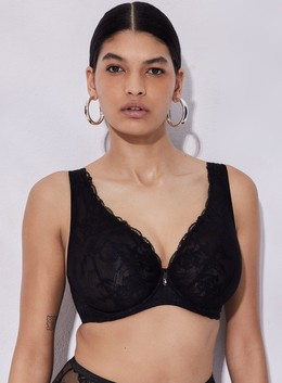 Sublime Alles biustonosz bralette plus czarny