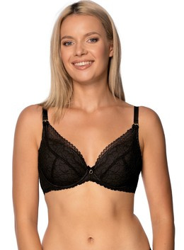 Elisabeth biustonosz push up czarny