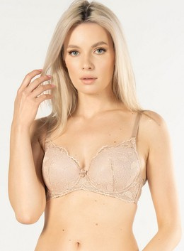 Victoria biustonosz push up beżowy