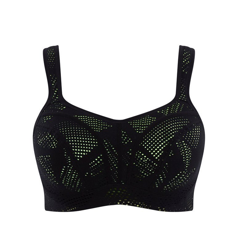 Biustonosz sportowy 5021 Panache Sport black/lime