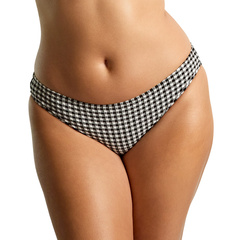 Gingham 1726D Panache Swim figi klasyczne czarne