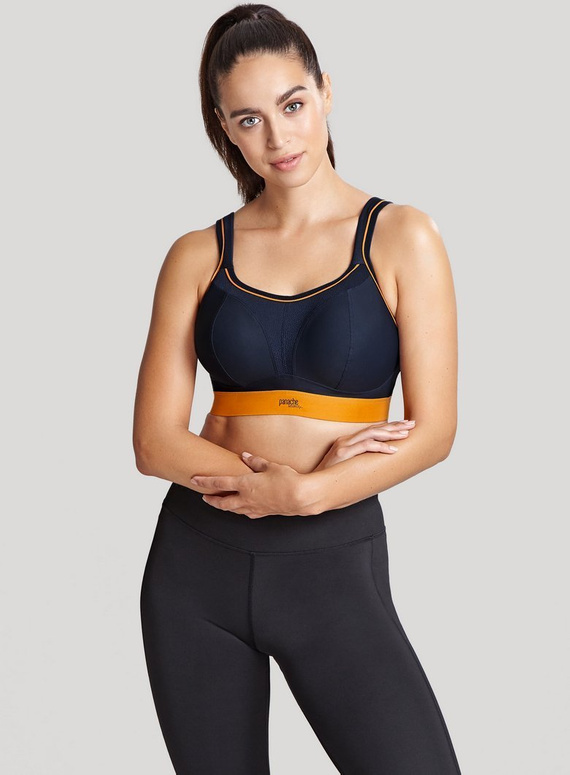 Biustonosz sportowy 7341 Panache Sport navy/orange