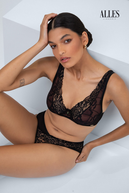 Truffle Noir Alles biustonosz bralette czarny