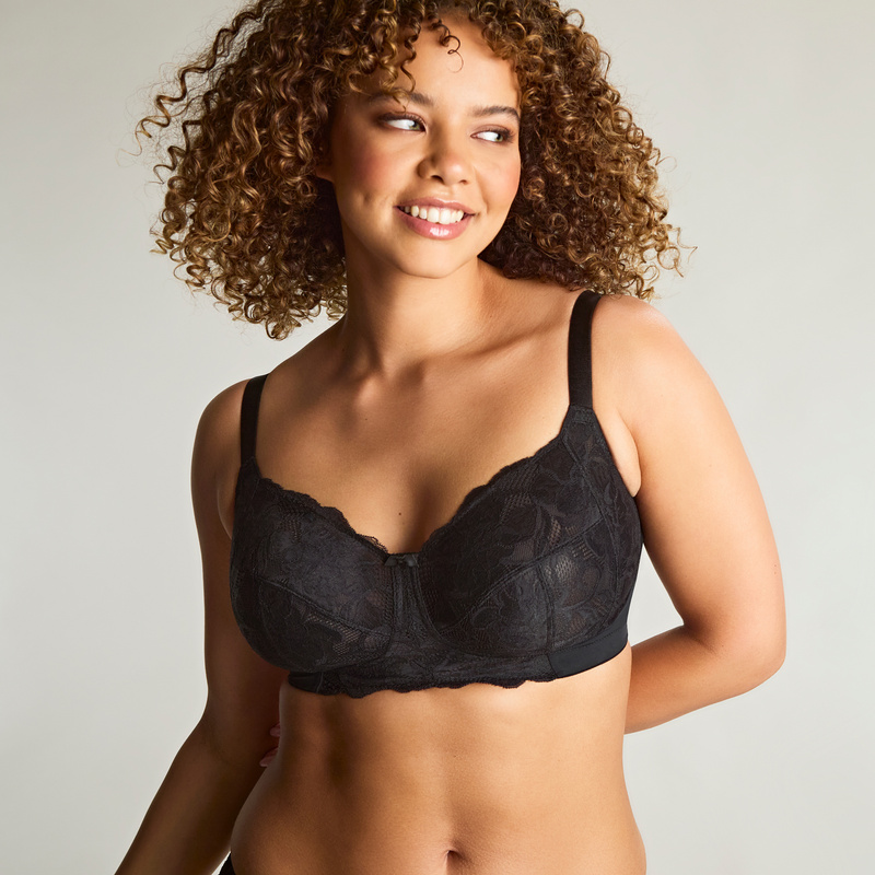 Rocha 10345 Panache biustonosz bez fiszbin czarny