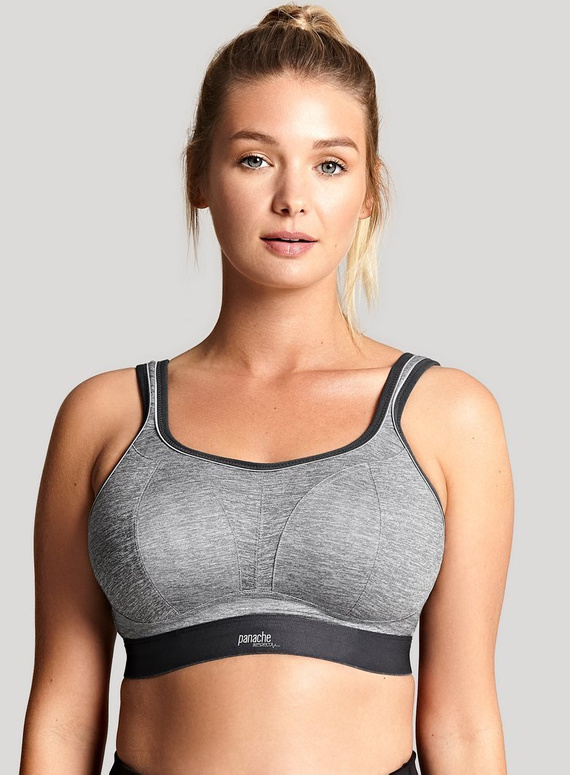 Biustonosz sportowy 7341 Panache Sport charcoal marl