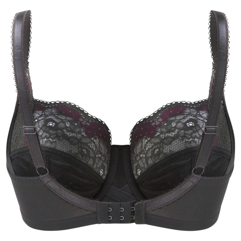 Clara 7255 Panache biustonosz stalowo-bordowy