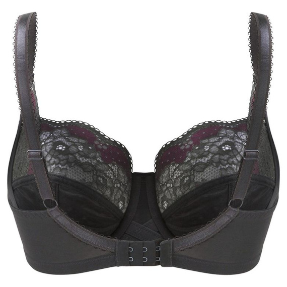 Clara 7255 Panache biustonosz stalowo-bordowy