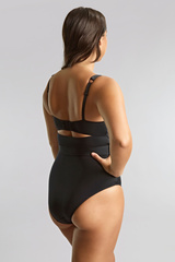 Signature Serena 1750 Panache Swim kostium jednoczęściowy czarny