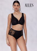 Sublime Alles biustonosz bralette plus czarny