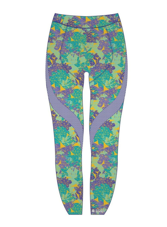 Leginsy sportowe Shock Absorber geometric print