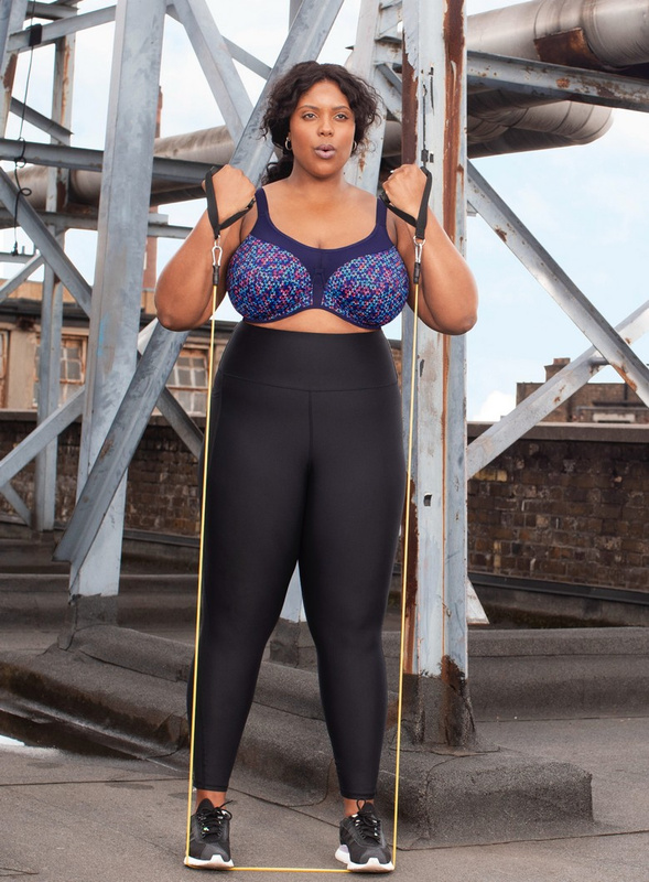 Energise 8042 Elomi biustonosz sportowy navy geo
