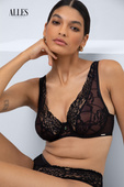 Truffle Noir Alles biustonosz bralette czarny