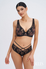 Rich Enough Alles biustonosz bralette czarny