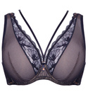 Volare Alles biustonosz bralette plus granatowy