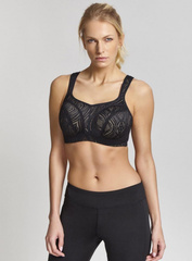 Biustonosz sportowy 5021 Panache Sport black/latte