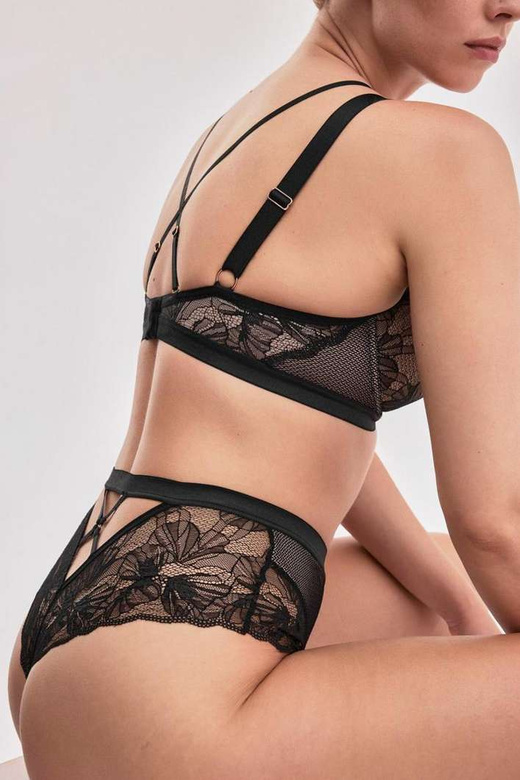 Volare Alles biustonosz push up czarny