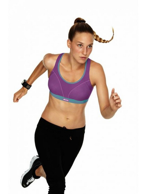 Run bra S5044 Shock Absorber fioletowo-morski