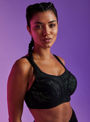 Biustonosz sportowy 5021 Panache Sport black/lime