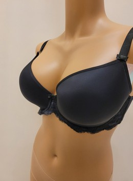 Dolly Lemax biustonosz plunge czarny