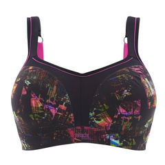 Biustonosz sportowy 5021 Panache Sport neon pixel print