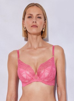 Coachella Alles biustonosz push up różowy