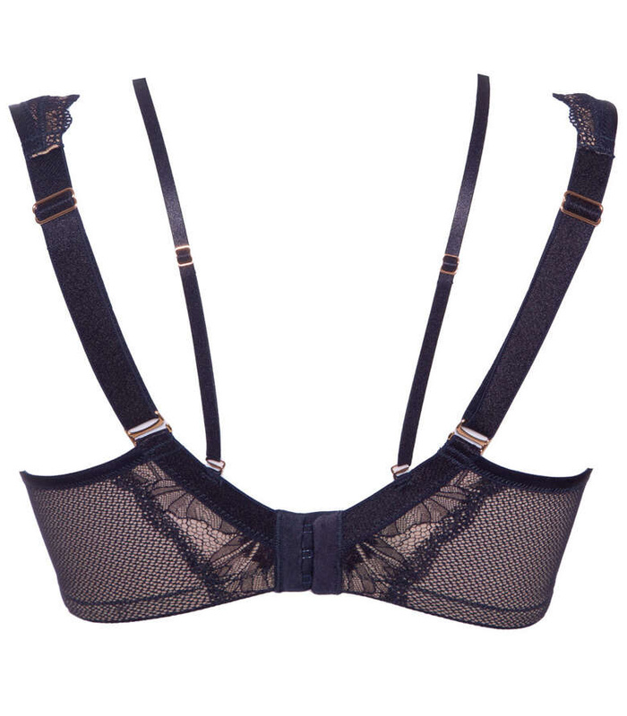 Volare Alles biustonosz bralette plus granatowy