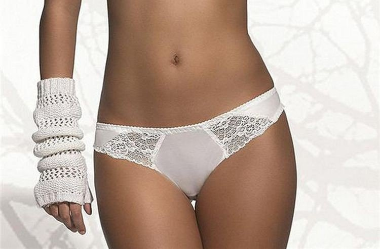Diamond Kris Line stringo-szorty mleczne