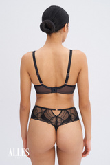 Rich Enough Alles biustonosz bralette plus czarny