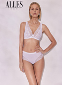 Glow Alles biustonosz bralette biały
