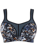 Biustonosz sportowy 5021 Panache Sport ink splat