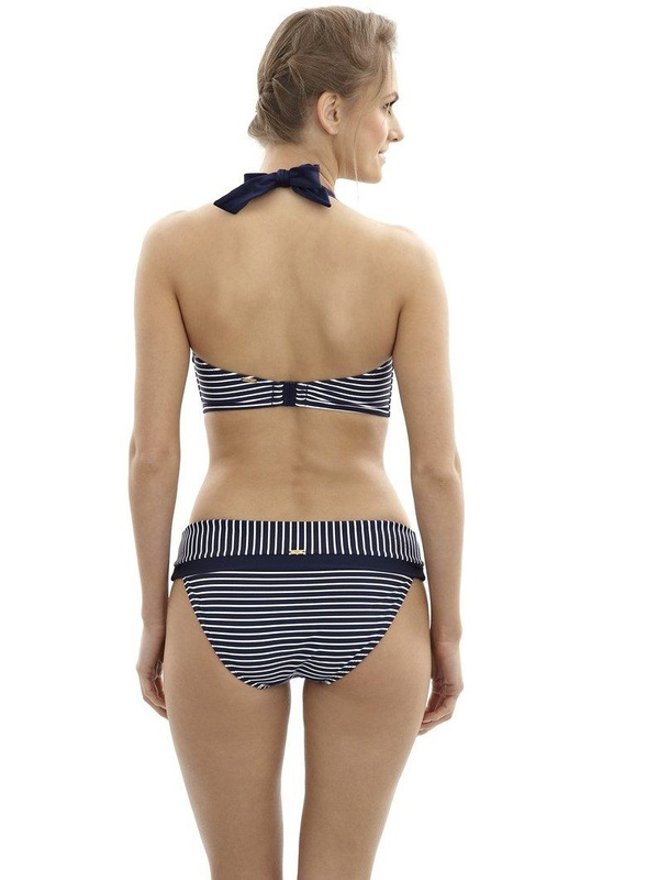 Britt Stripe 0927 Panache Swim figi granatowe w paski