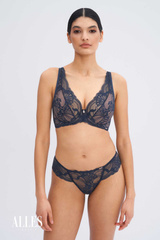 Indigo Affair Alles biustonosz bralette granatowy