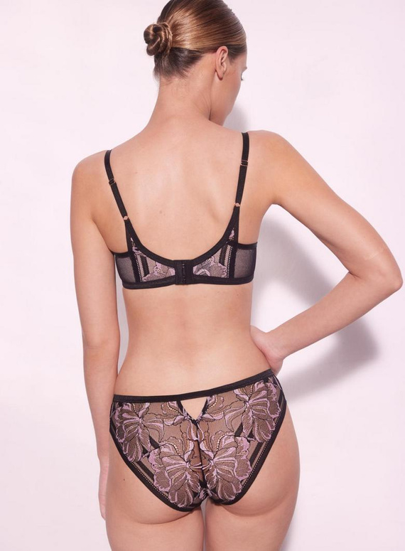 Glossy Iris Alles biustonosz push up czarny