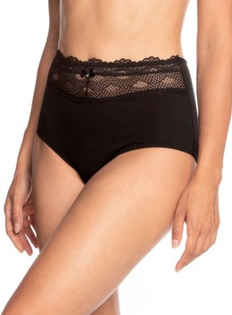 Figi bawełniane L4000MX czarne 2pak Lama