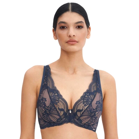 Indigo Affair Alles biustonosz bralette granatowy