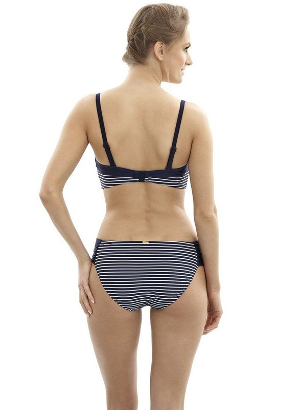 Britt Stripe 0929 Panache Swim figi granatowe w paski