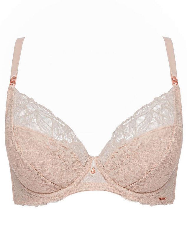 Sublime Alles biustonosz push up jasny beż