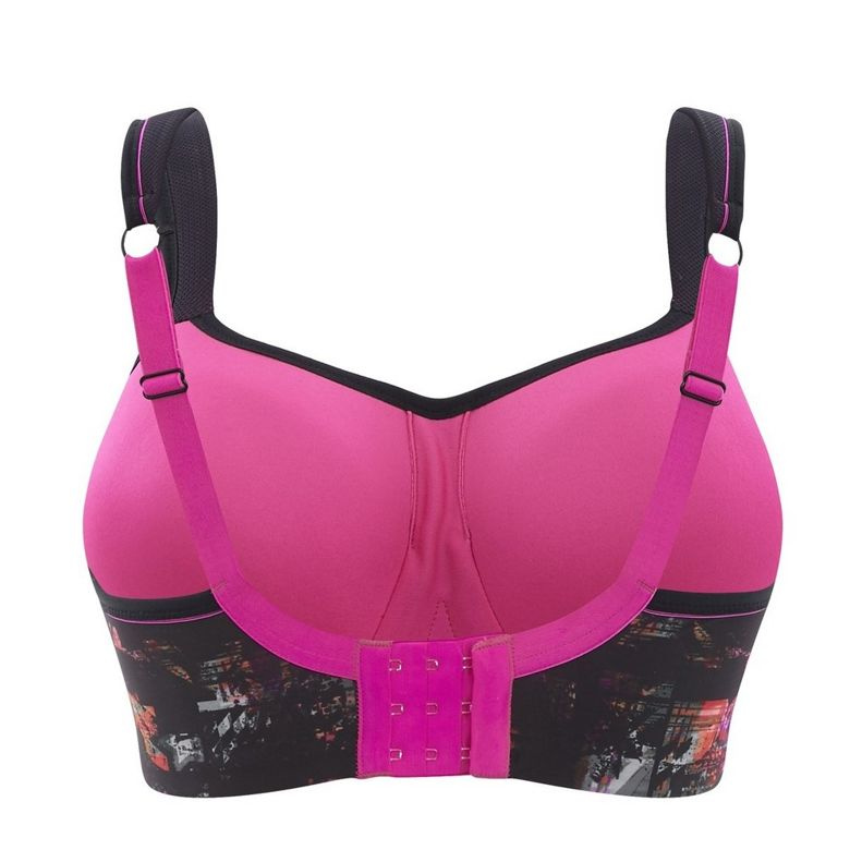 Biustonosz sportowy 5021 Panache Sport neon pixel print