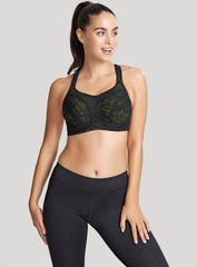 Biustonosz sportowy 5021 Panache Sport black/lime