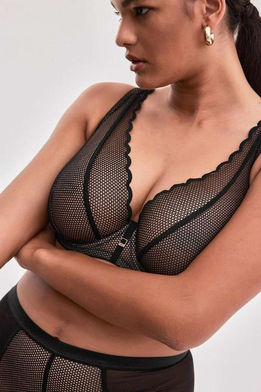Chita Alles biustonosz bralette plus czarny