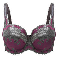 Clara 7255 Panache biustonosz stalowo-bordowy